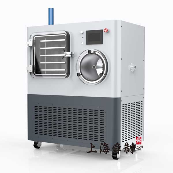 真空冷凍干燥機(jī)SZFD-50B(壓蓋型，0.55㎡，雙倉，硅油加熱)